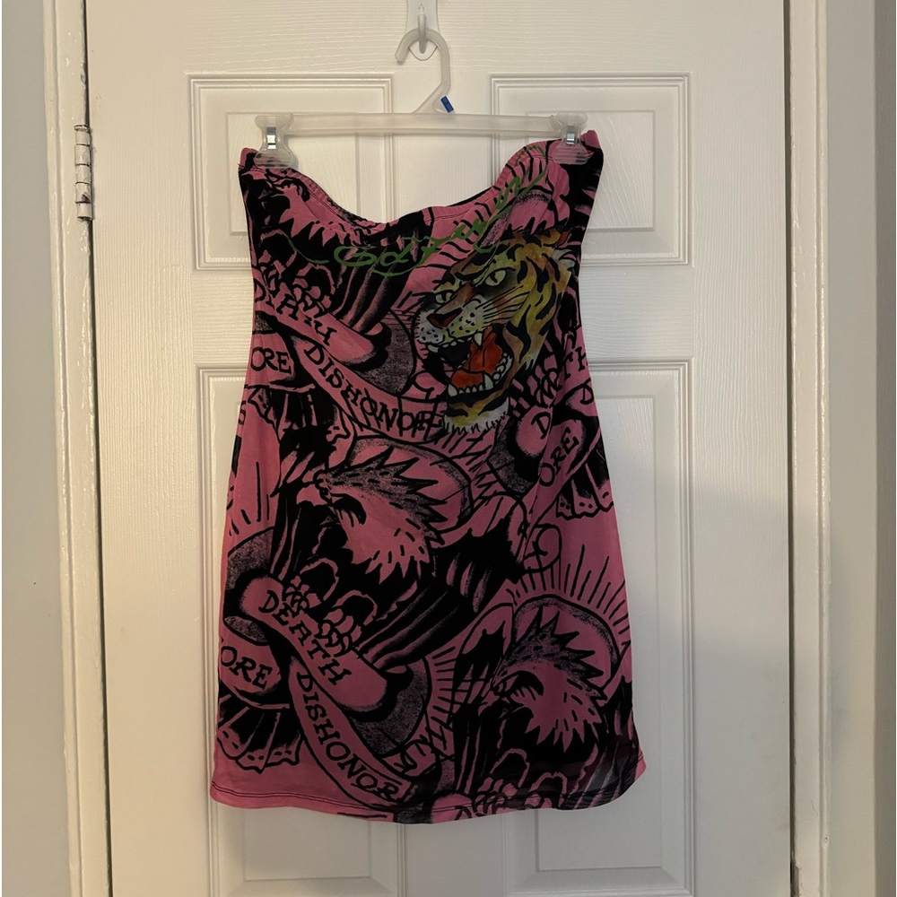ed hardy mini dress
